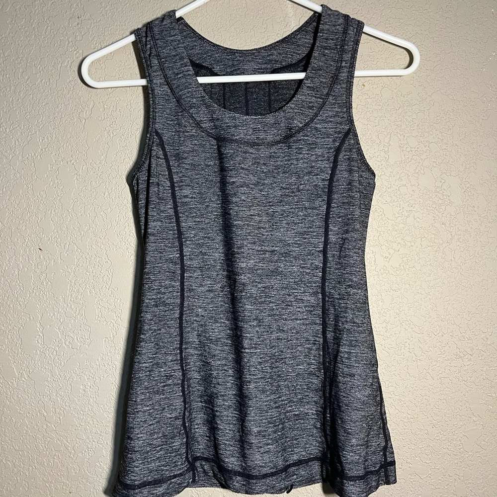 Lululemon Reflective Gray Tank